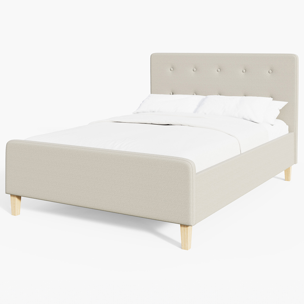 GFW Ashbourne Double Natural Ottoman Bed Image 5