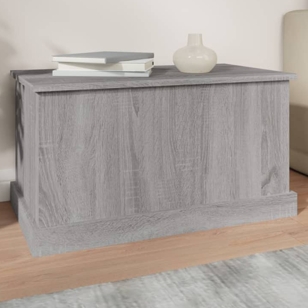 vidaXL Grey Sonoma Oak Storage Box Image 1