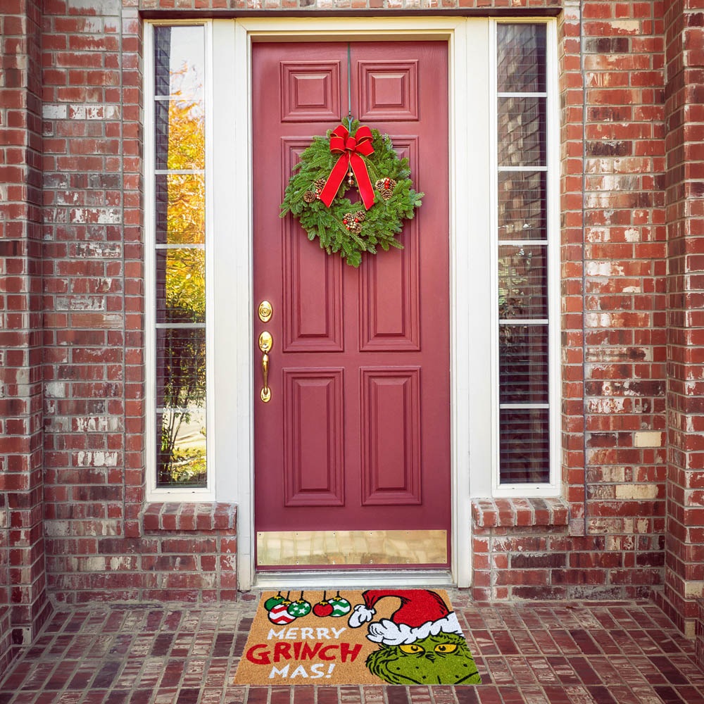 Grinch Printed Coir Door Mat Image 2