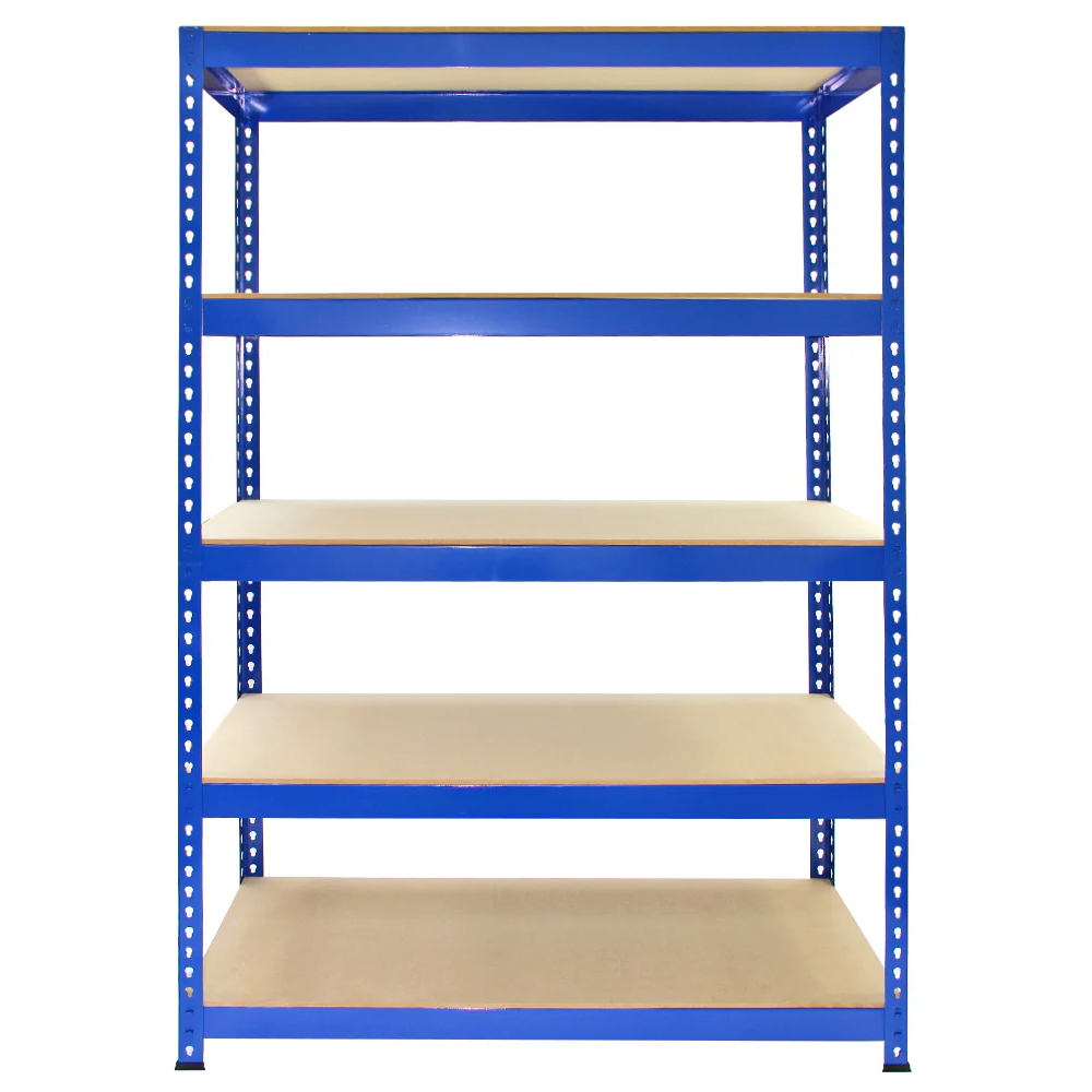 Monster Shop Q-Rax Blue Metal Racking Units 182.5 x 120 x 50cm 5 Pack Image 3