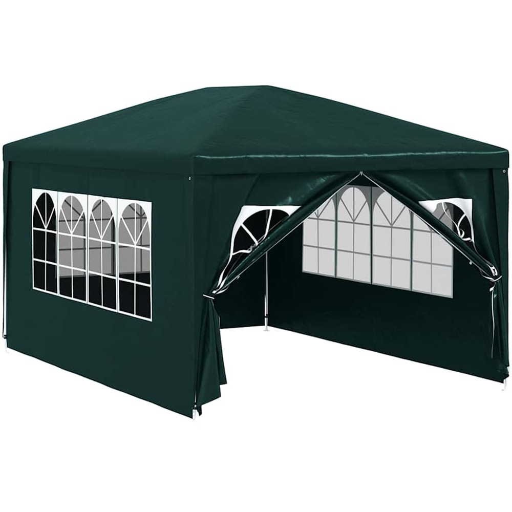 vidaXL 3 x 4m Green Garden Party Tent with Sidewalls Image 2