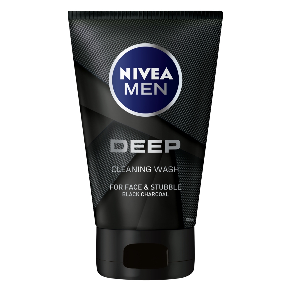 Nivea Men Deep Face Wash with Black Charcoal 100ml Image