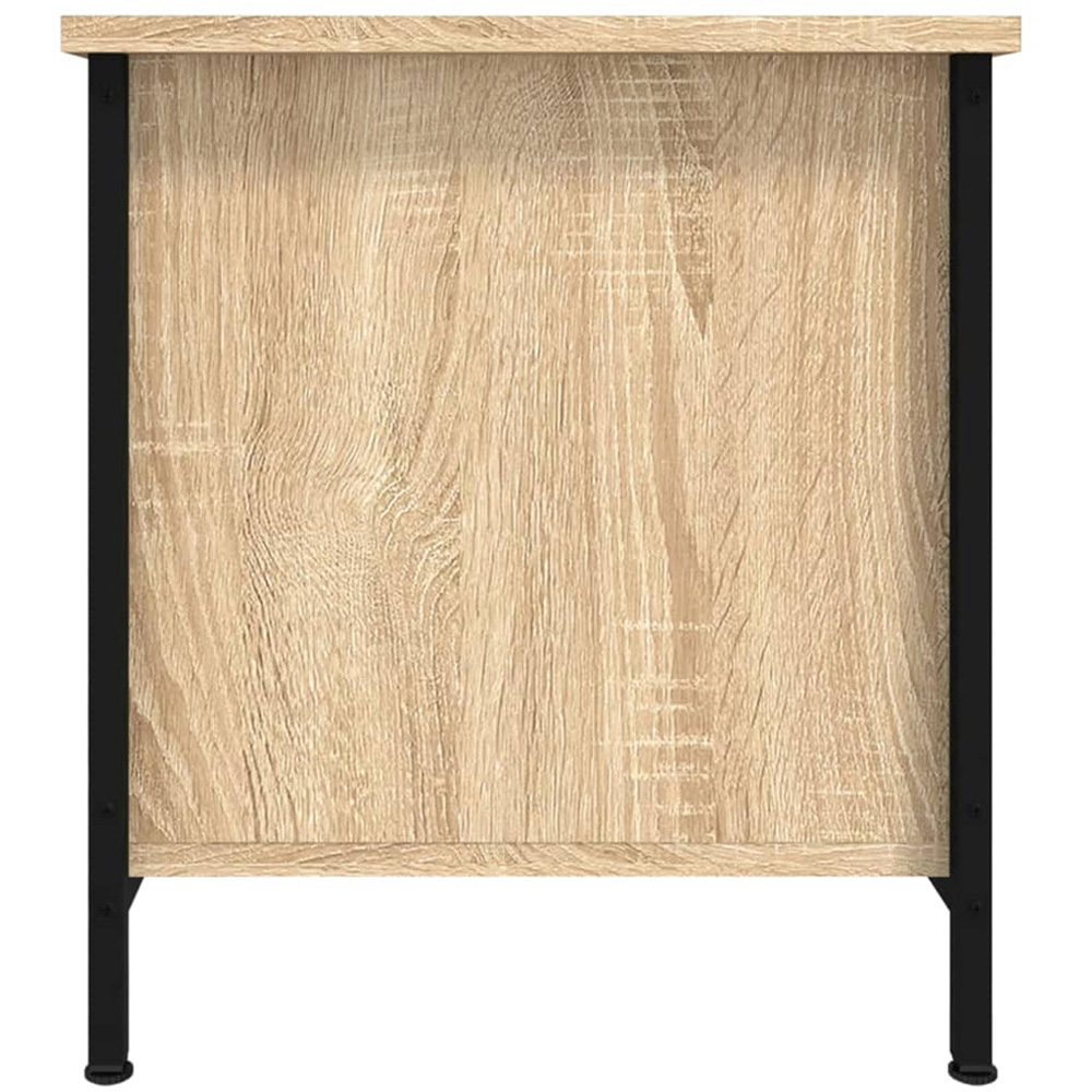 vidaXL Single Door 2 Shelf Sonoma Oak TV Cabinet Image 7