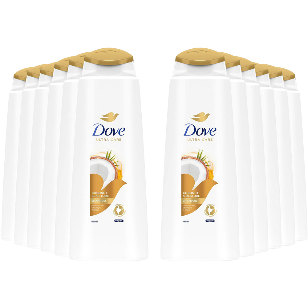 Dove Nourishing Secrets Coconut Restoring Ritual Shampoo 400ml 12 Pack Image 1