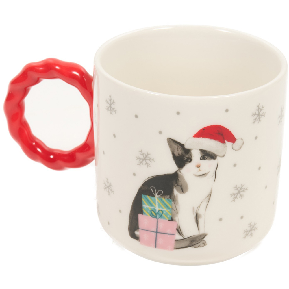 Xmas Pets Braided Handle Mug Image 7