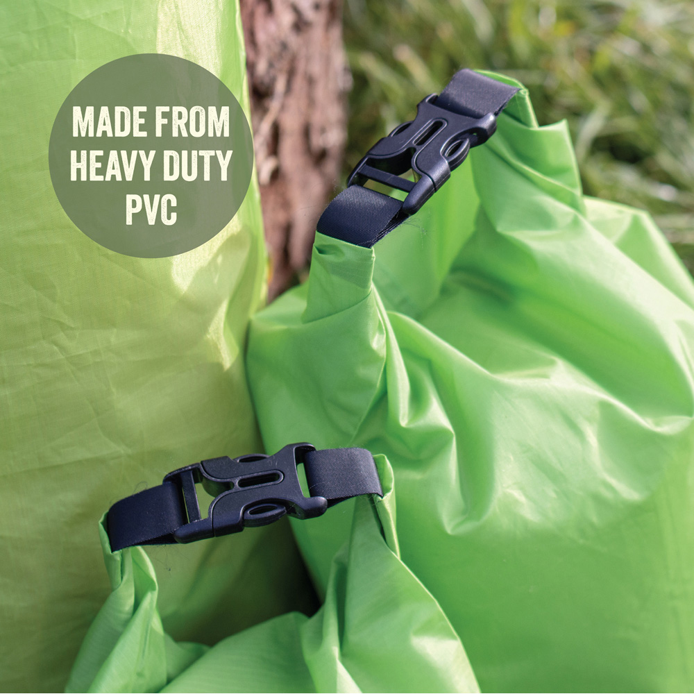 Milestone Camping Dry Sacks 3 Pack Image 6