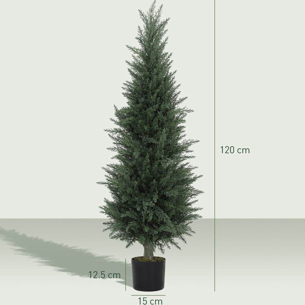Portland Artificial Cypress Plant in Pot 120cm 2 Pack Image 9