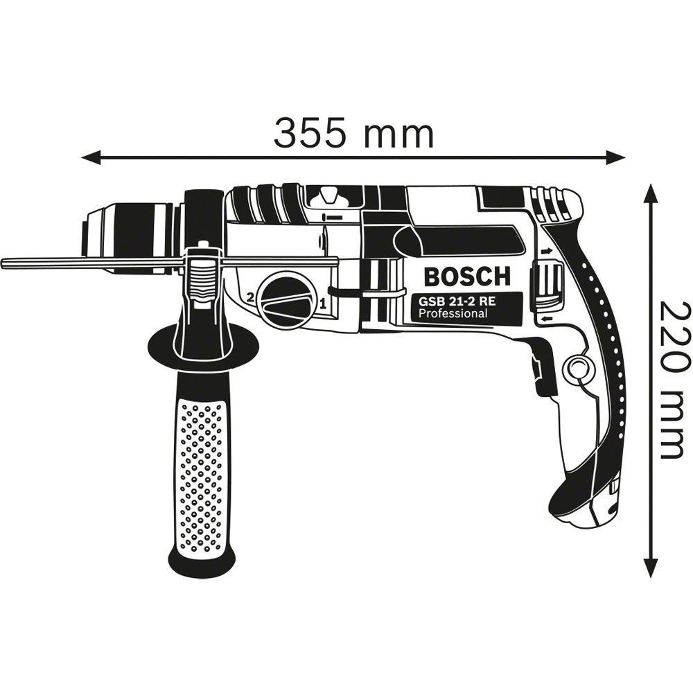 Bosch GSB 10V 1100W Professional Impact Drill Image 2