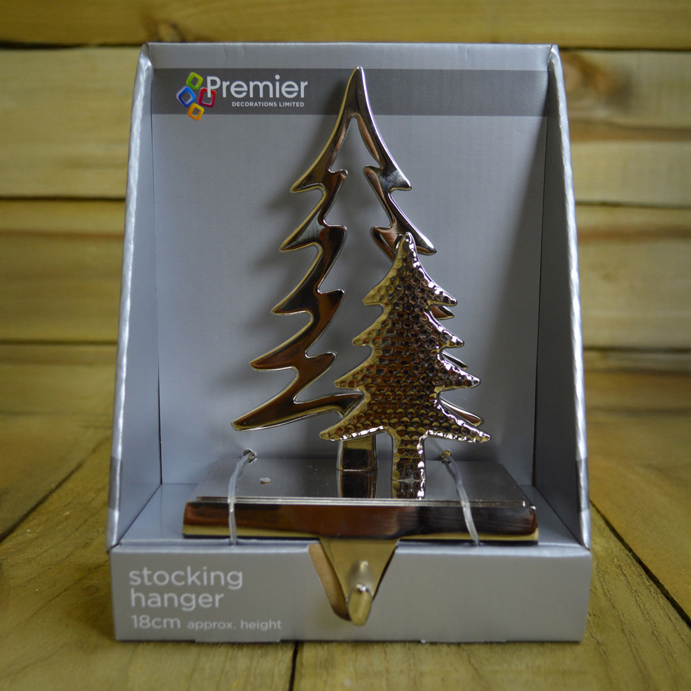 Premier Metal Christmas Tree Christmas Stocking Hanger Image 8