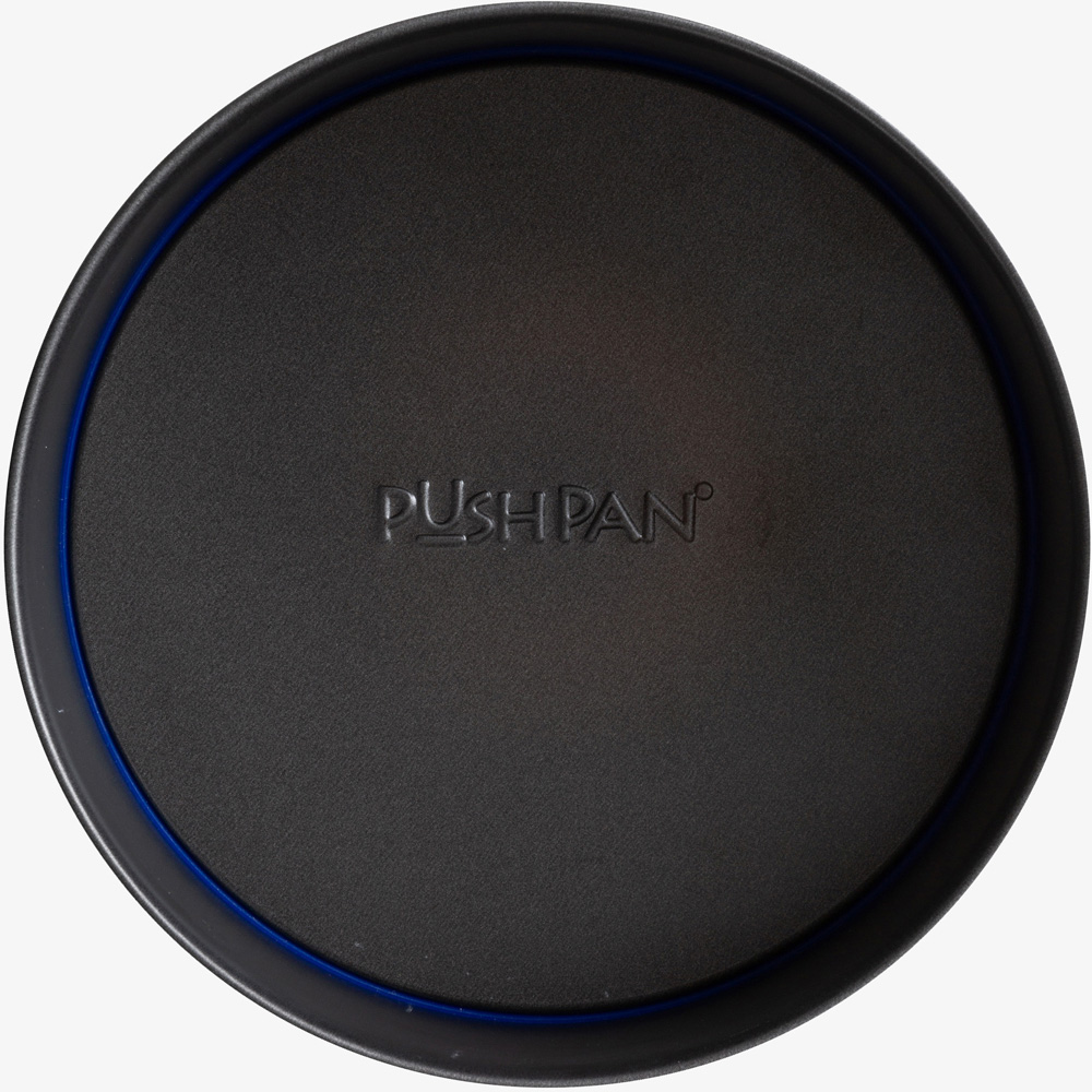 Wham PushPan 18cm Set of 2 Light Grey and Pewter Deep Tin Image 4