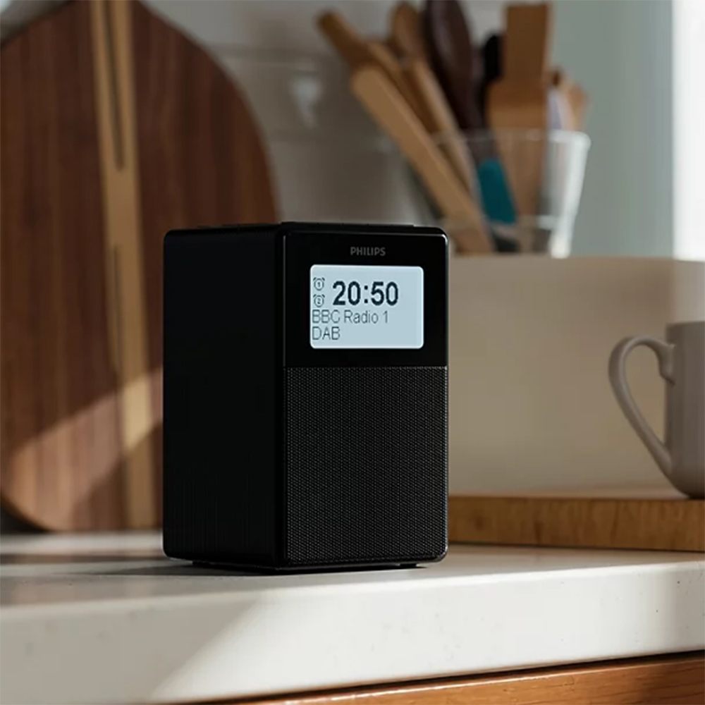 Philips TAR5100 Black DAB+ FM Clock Radio Bluetooth Speaker Image 2
