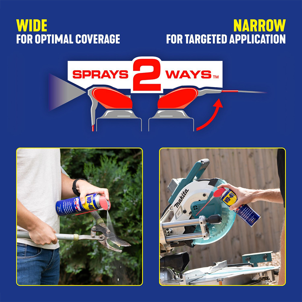 WD-40 Multi-Use Lubricant Smart Straw Spray 450ml 3 Pack Image 4