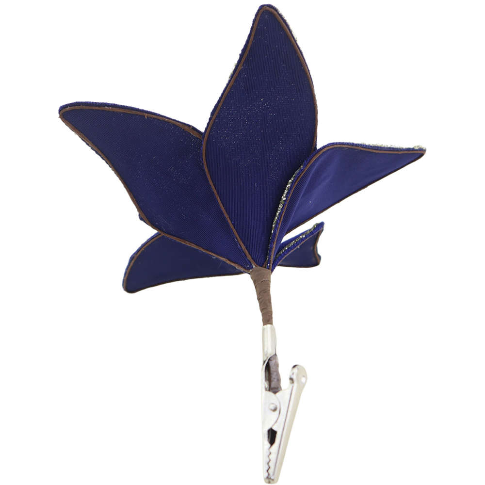 Gold Glitter Poinsettia Clip Image 4