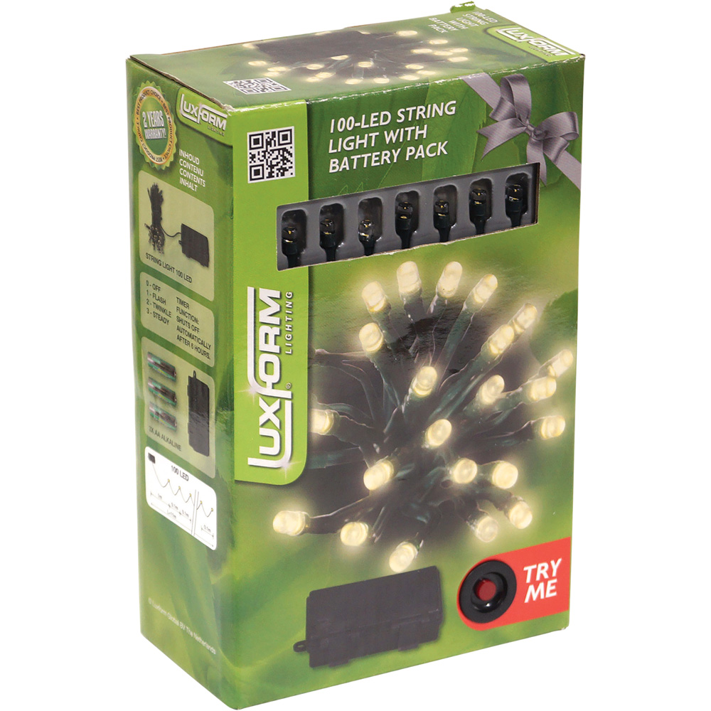 Luxform Warm White LED Battery Operated String Lights 10m Image 3