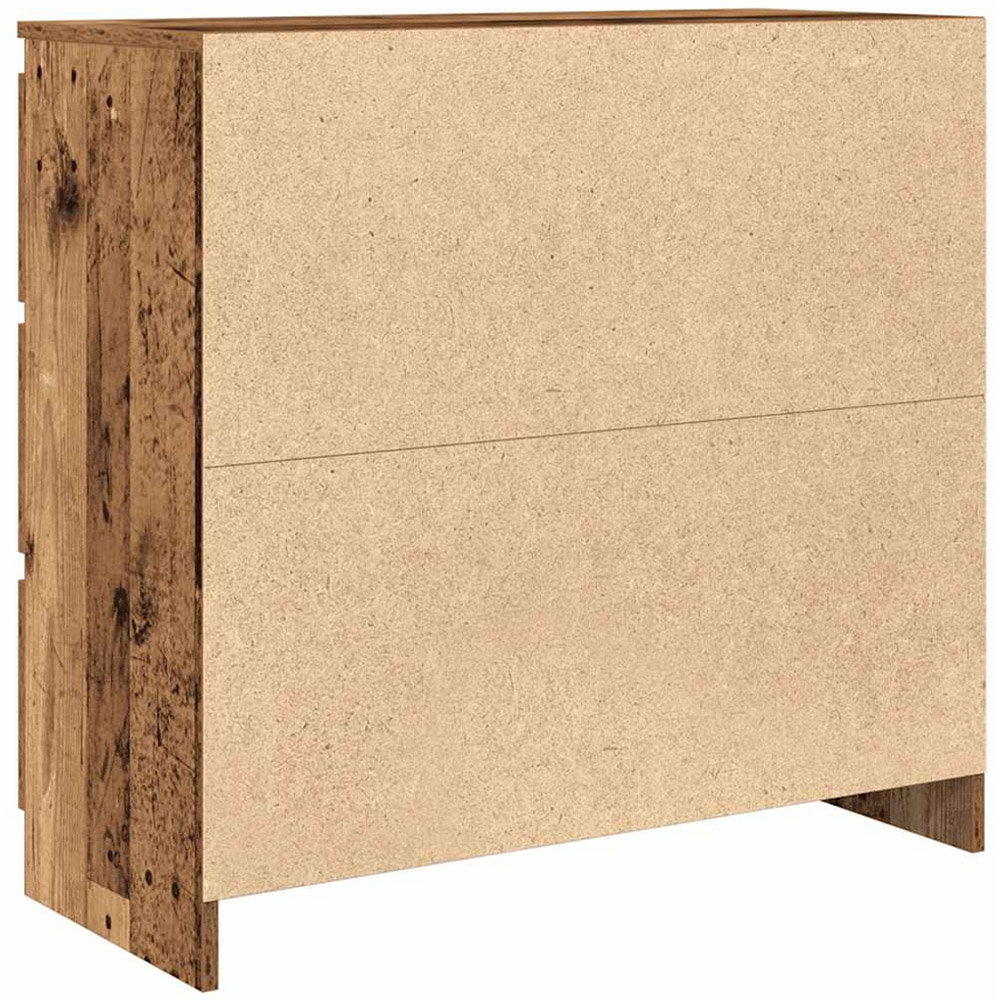 vidaXL 3 Drawer Old Wood Sideboard Image 8