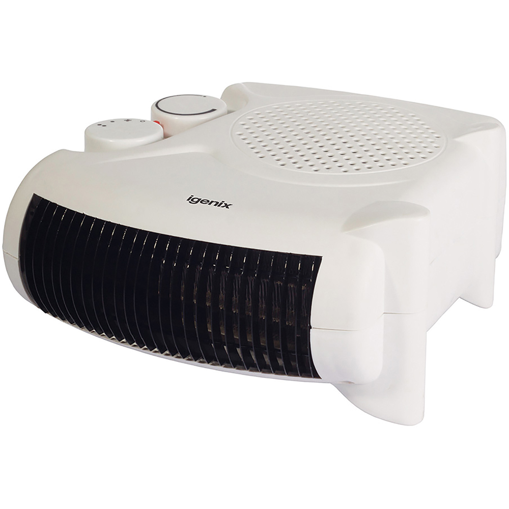 Igenix White Upright Flat Portable Electric Fan Heater 2000W Image 4