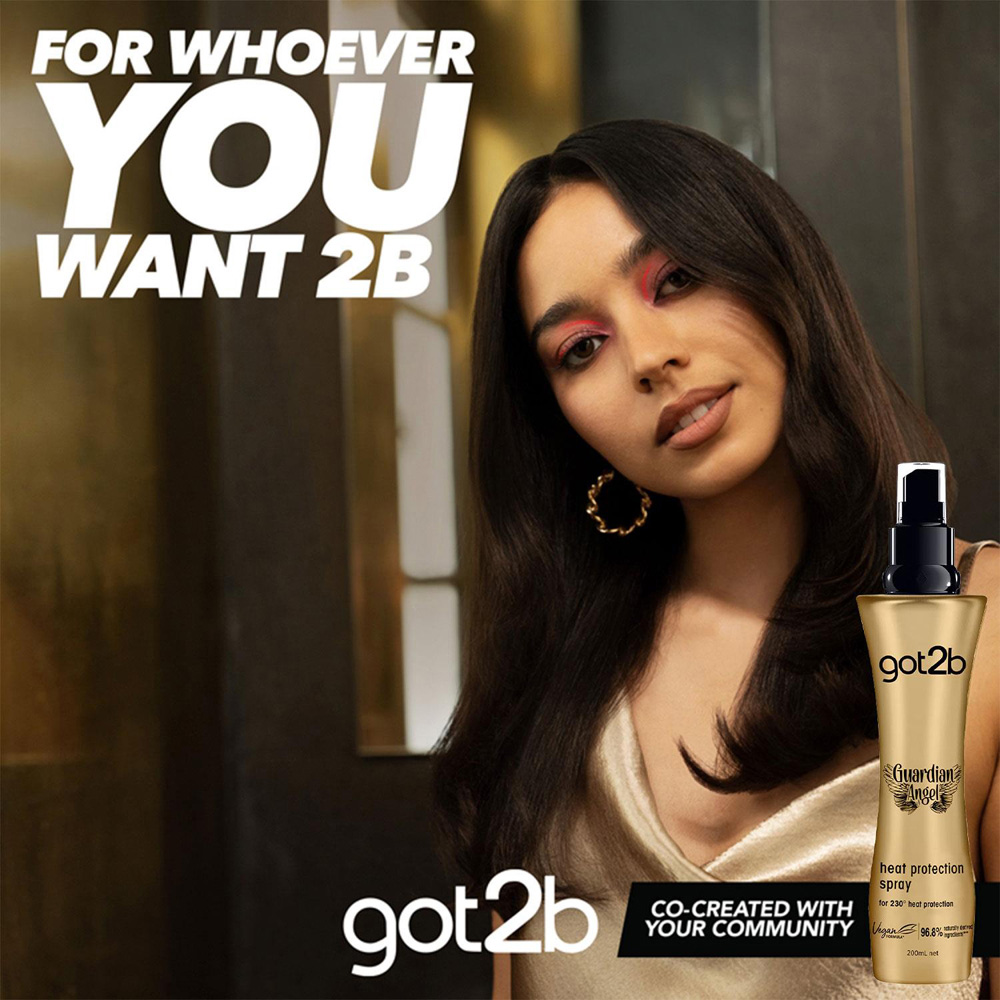 Got2b Guardian Angel Silicone-Free Thermal Shield Heat Protection Hair Spray 200ml 6 Pack Image 8