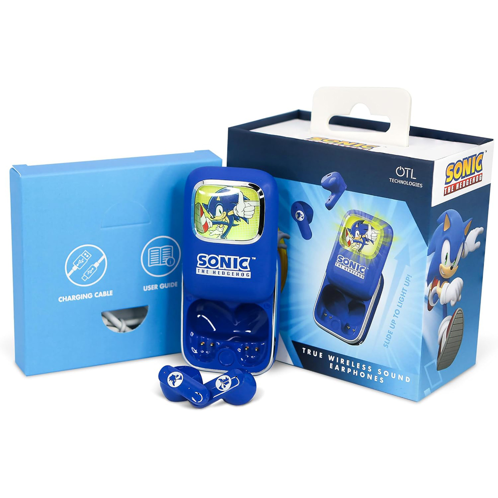 OTL Sonic The Hedgehog Slide Open TWS Earphones Image 2