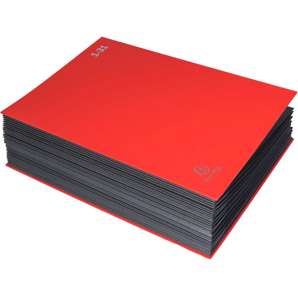 Exacompta 32 Sections Red A4 Multi Part File 6 Pack Image 6