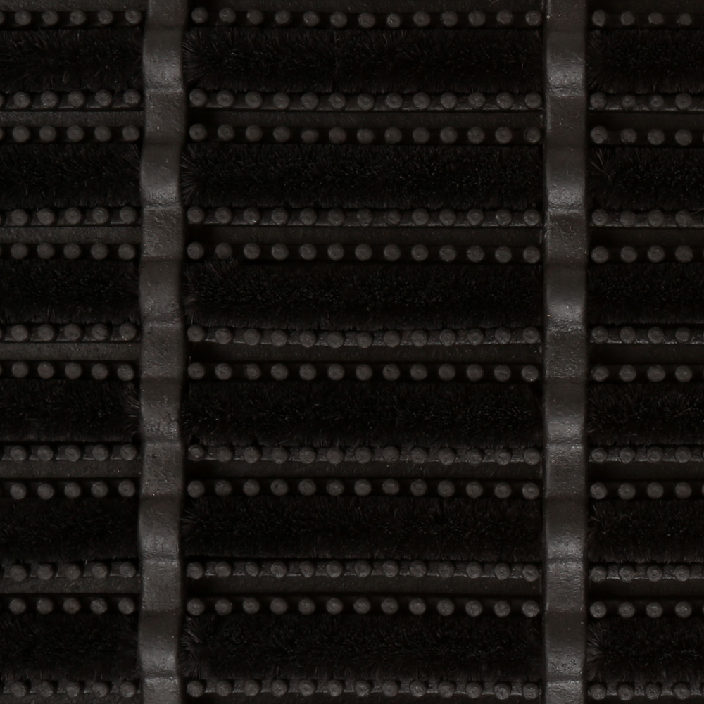 Charles Bentley Black Boot Scraper Mat 45 x 295cm Image 3