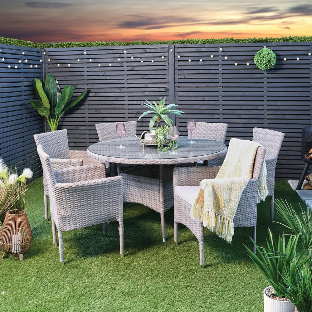 Madrid 6 Seater Dining Set Image 7