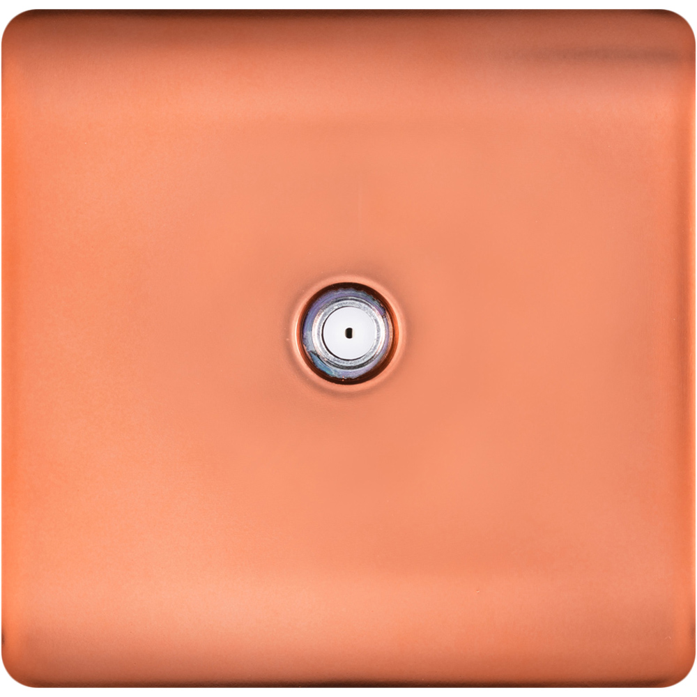 Trendi Switch 1 Gang Male F-Type Copper Satellite Television Socket Image 1
