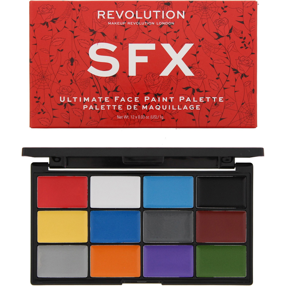 Revolution SFX Ultimate 12 Piece Face Paint Palette Image 2