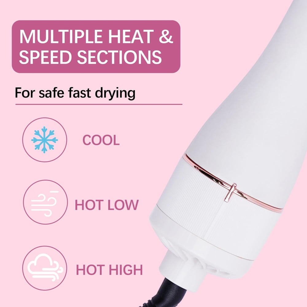 Alivio 4-in-1 Negative Ion Curler Multiple Heat Setting Hair Styler Image 6