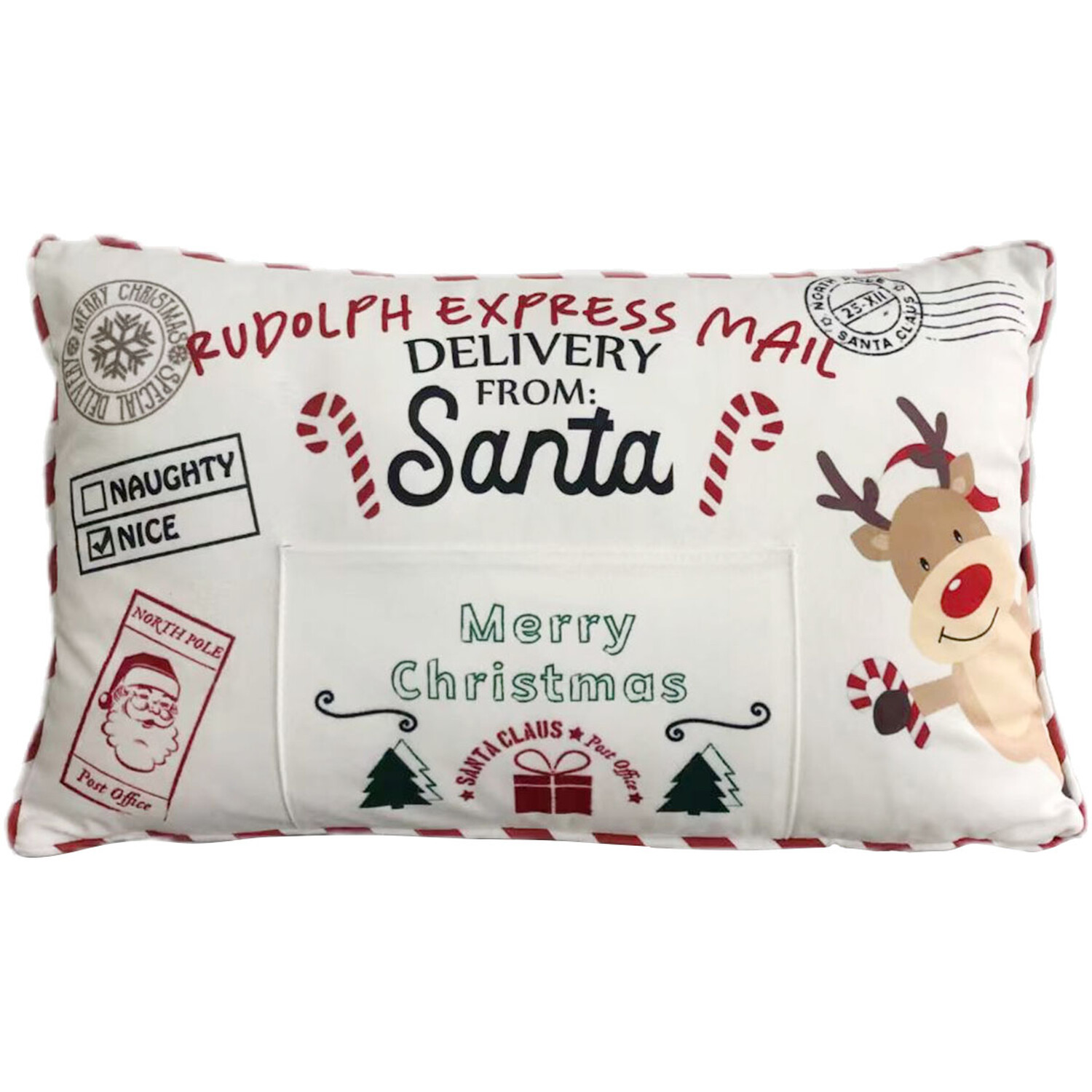 Christmas Mail Cushion Image