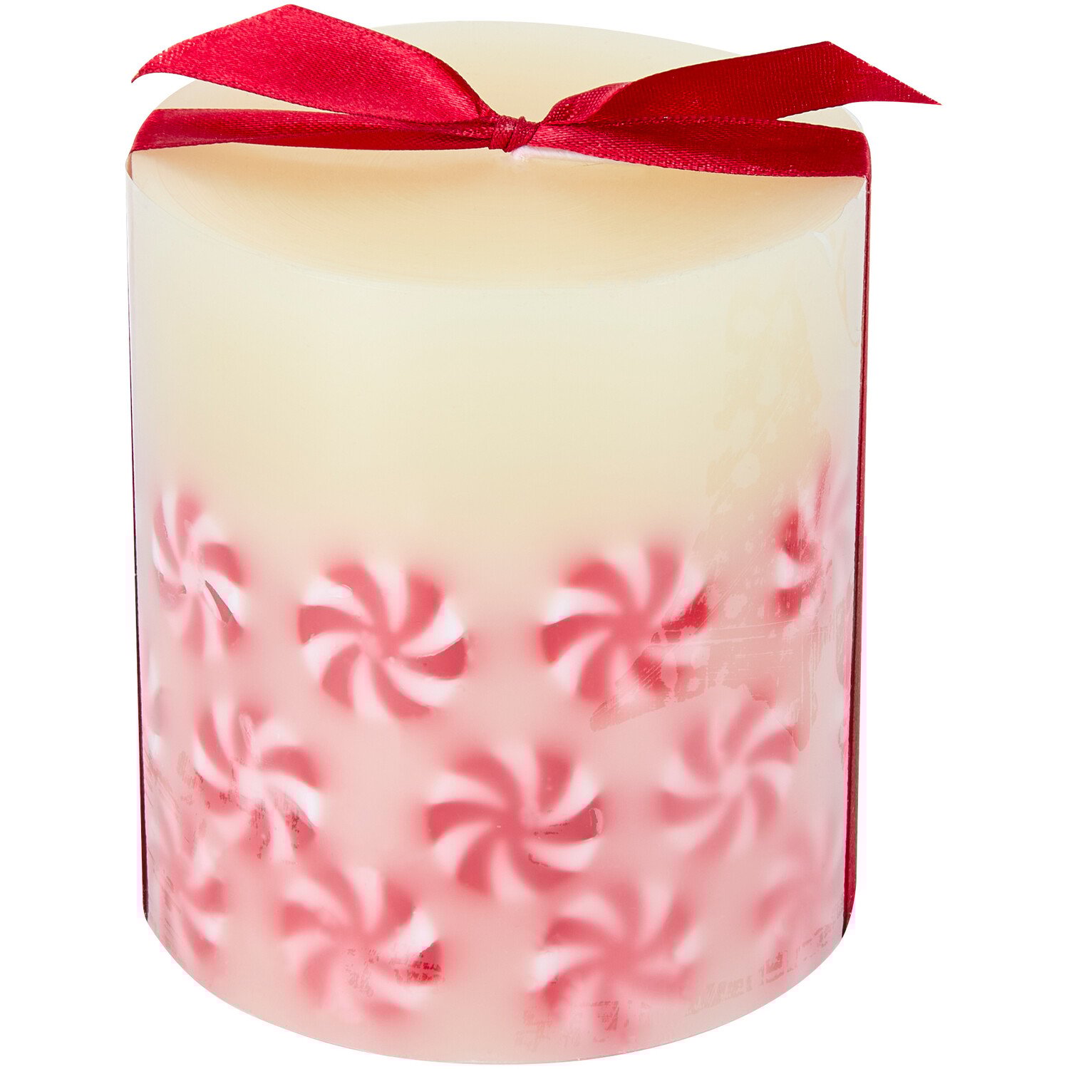 Candy Cane Botanical Candle Image 1