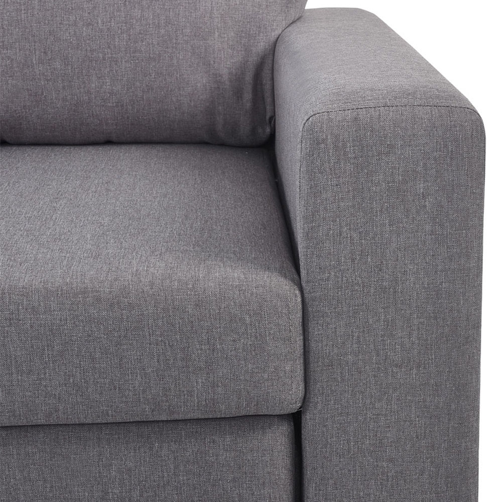 Julian Bowen Angel Double Sleeper Light Grey Sofa Bed Image 5