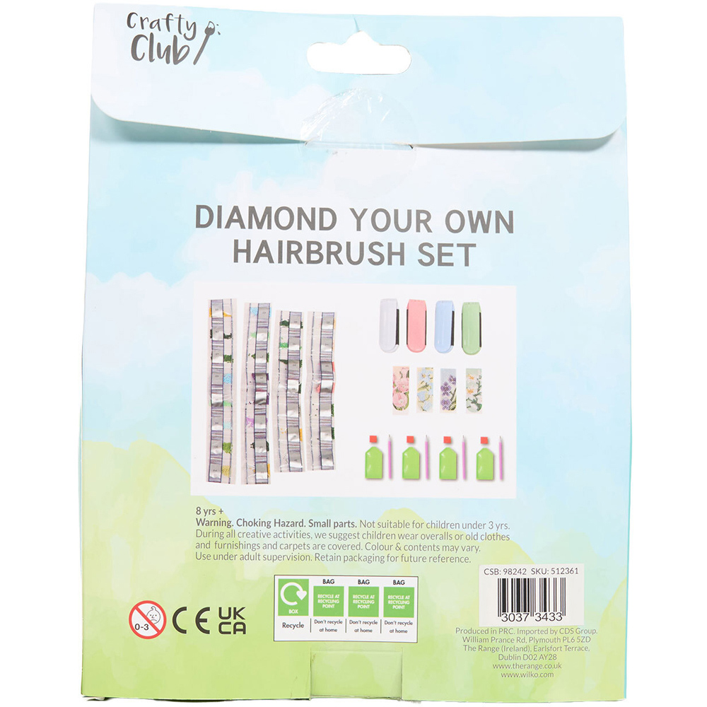 Diamond Your Own Hairbrush Set Image 3