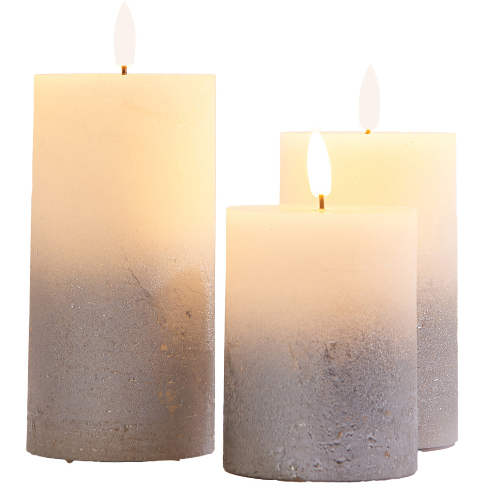 Ombre Finish LED Candle Set Image 7