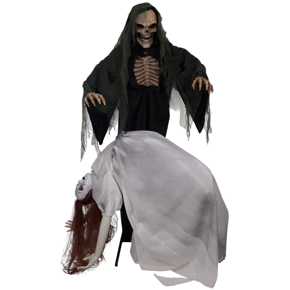 Spooky Reaper with Floating Lady Decoration Image 4
