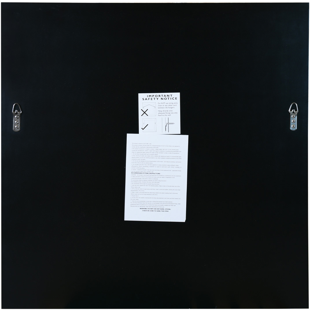 MirrorOutlet The Moderni Bevelled Wall Mirror 80 x 80cm Image 4