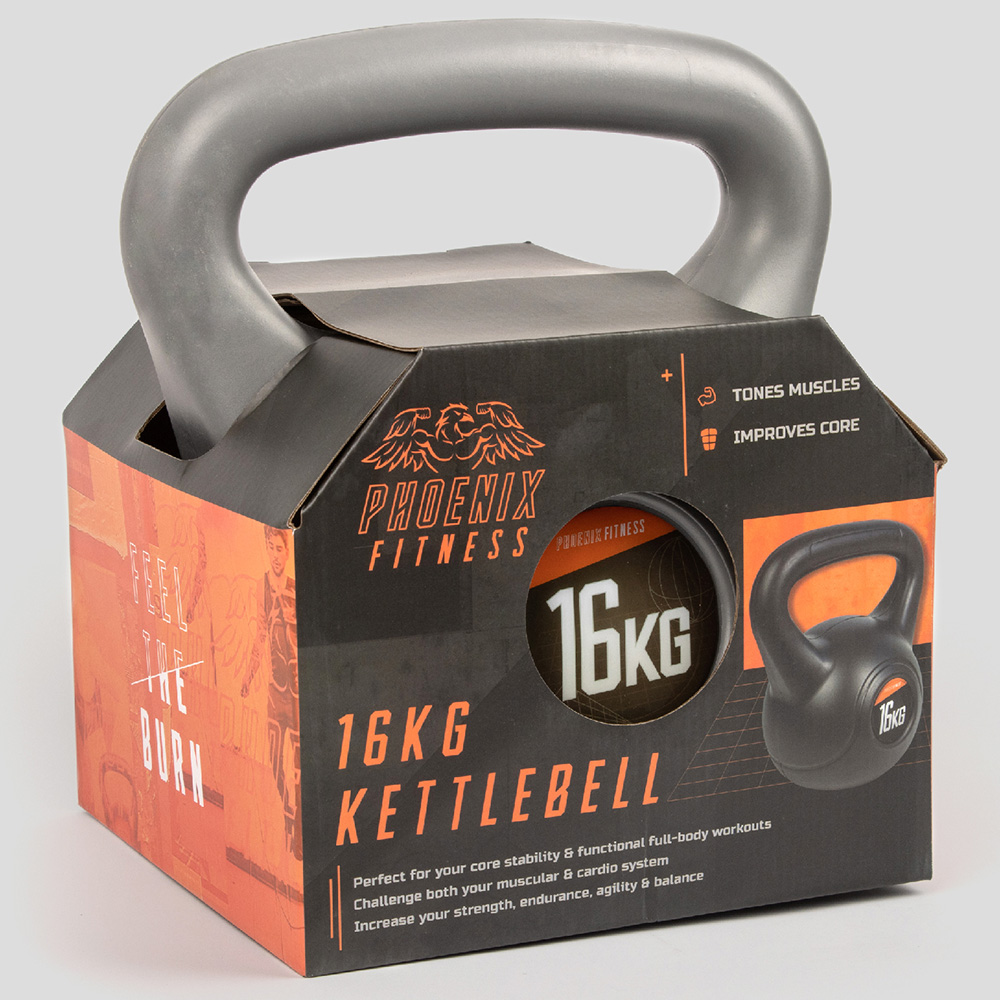 Phoenix Fitness Vinyl Kettlebell 16kg Image 3