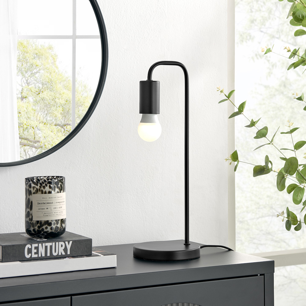 Furniturebox Laela Black Table Lamp Image 8