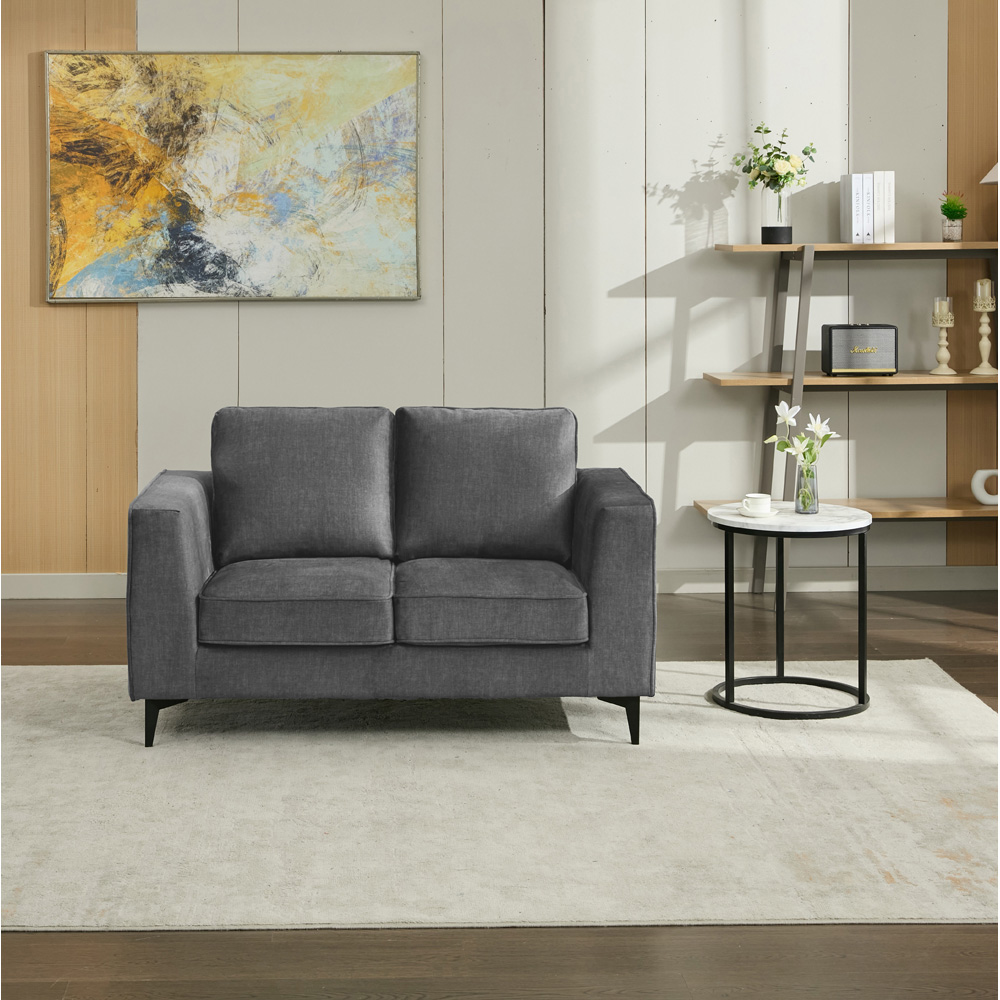 Brooklyn 2 Seater Graphite Grey Sofa Image 5
