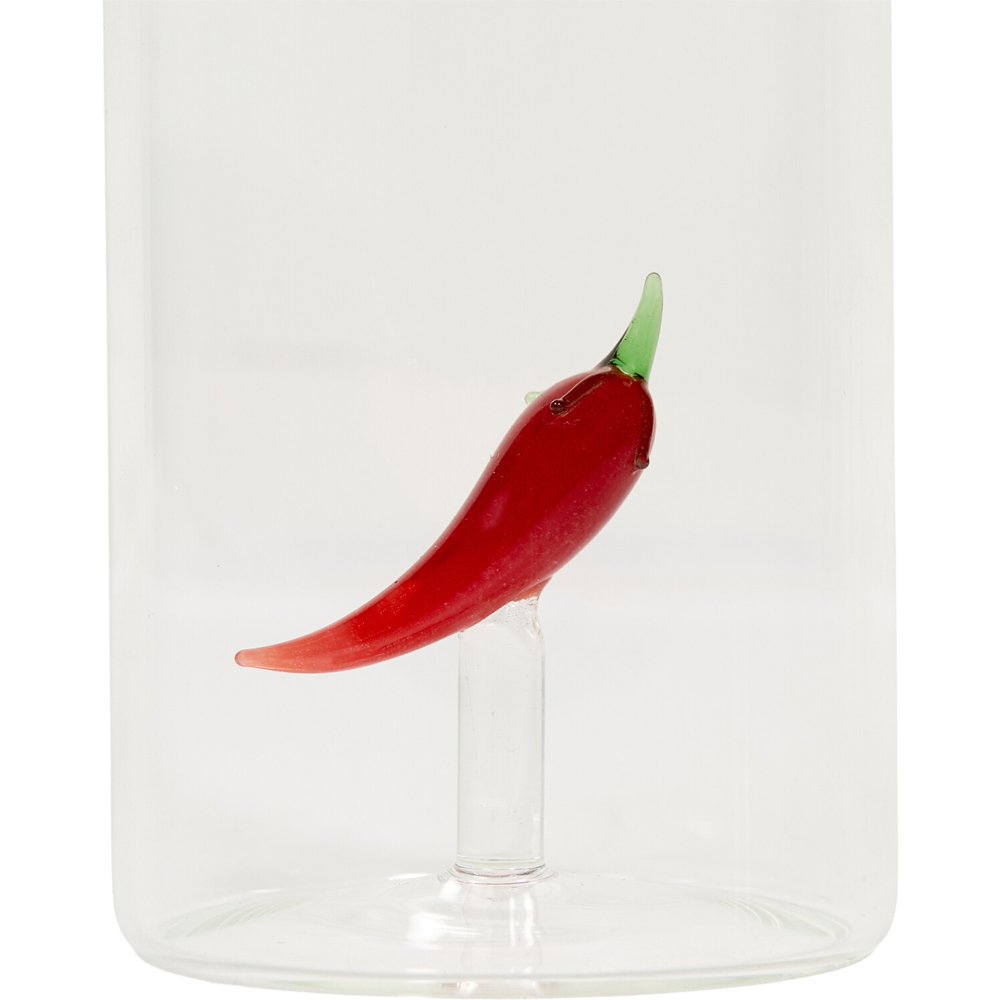 Chilli or Olive Inner Icon Glass Oil Jar Image 6
