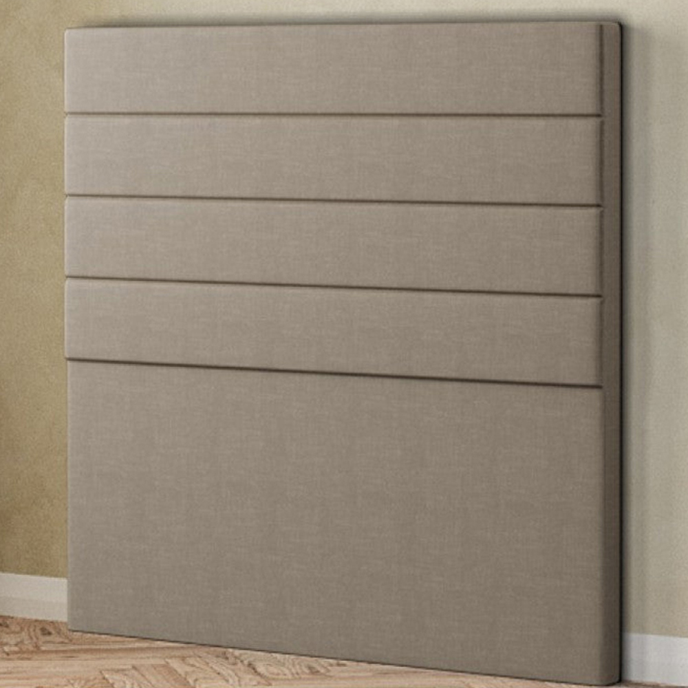 Eleganza George Single Malham Weave Mink Floor Standing Headboard Image 1