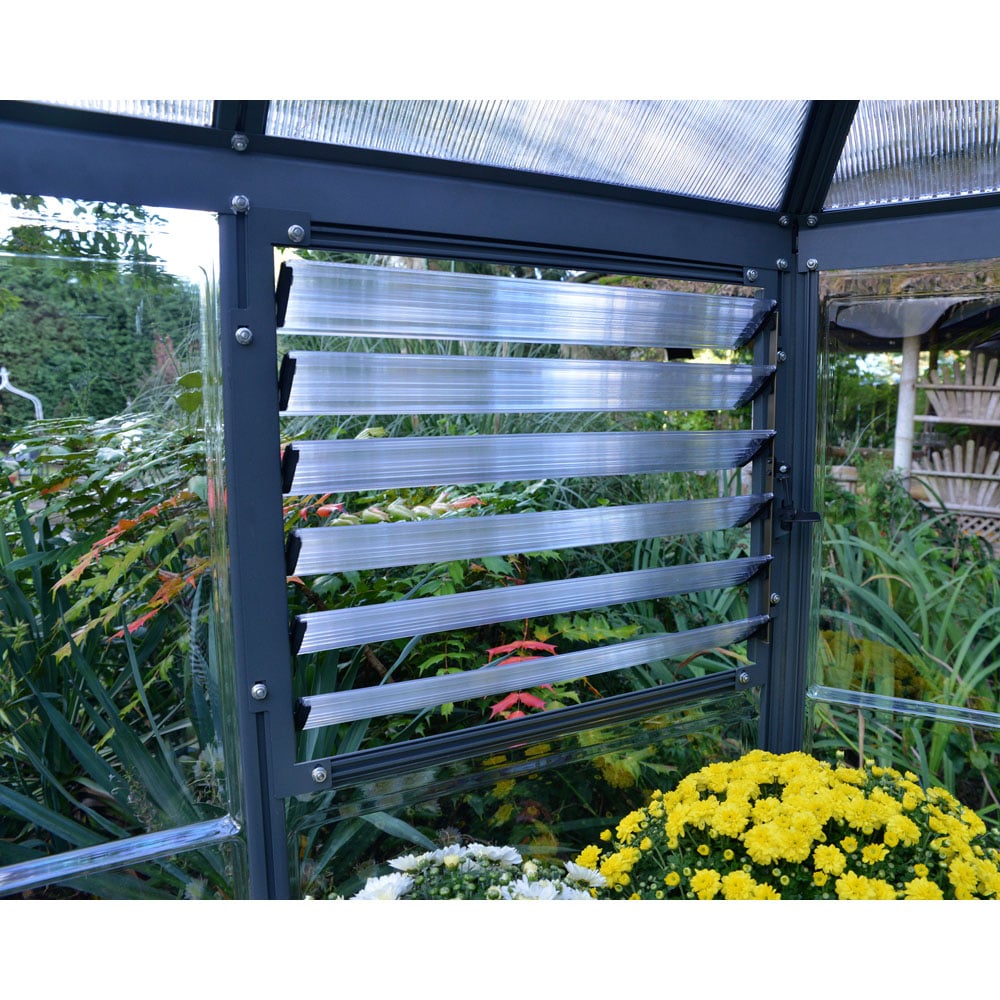 Palram Canopia Oasis Grey Hexagonal 12 x 9.6ft Greenhouse Image 4