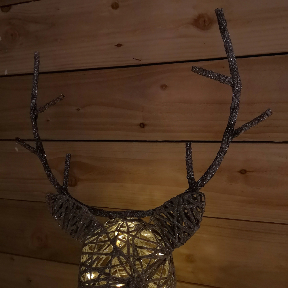 Samuel Alexander Christmas Stag Wall Hanging Decoration 55 x 69cm Image 2