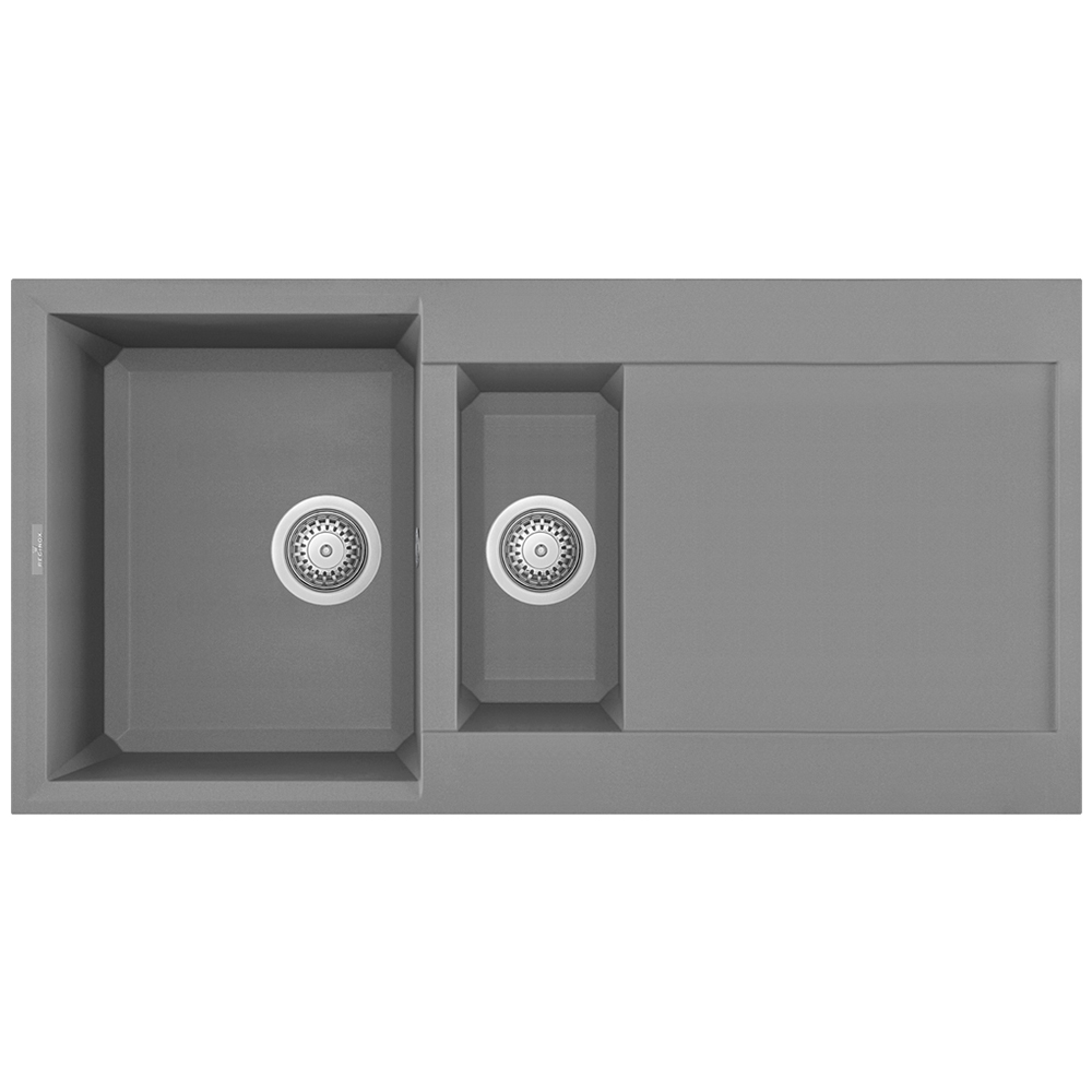 Reginox Easy 475 TT Grey 1.5 Bowl Granite Sink 1000 x 500mm Image 1