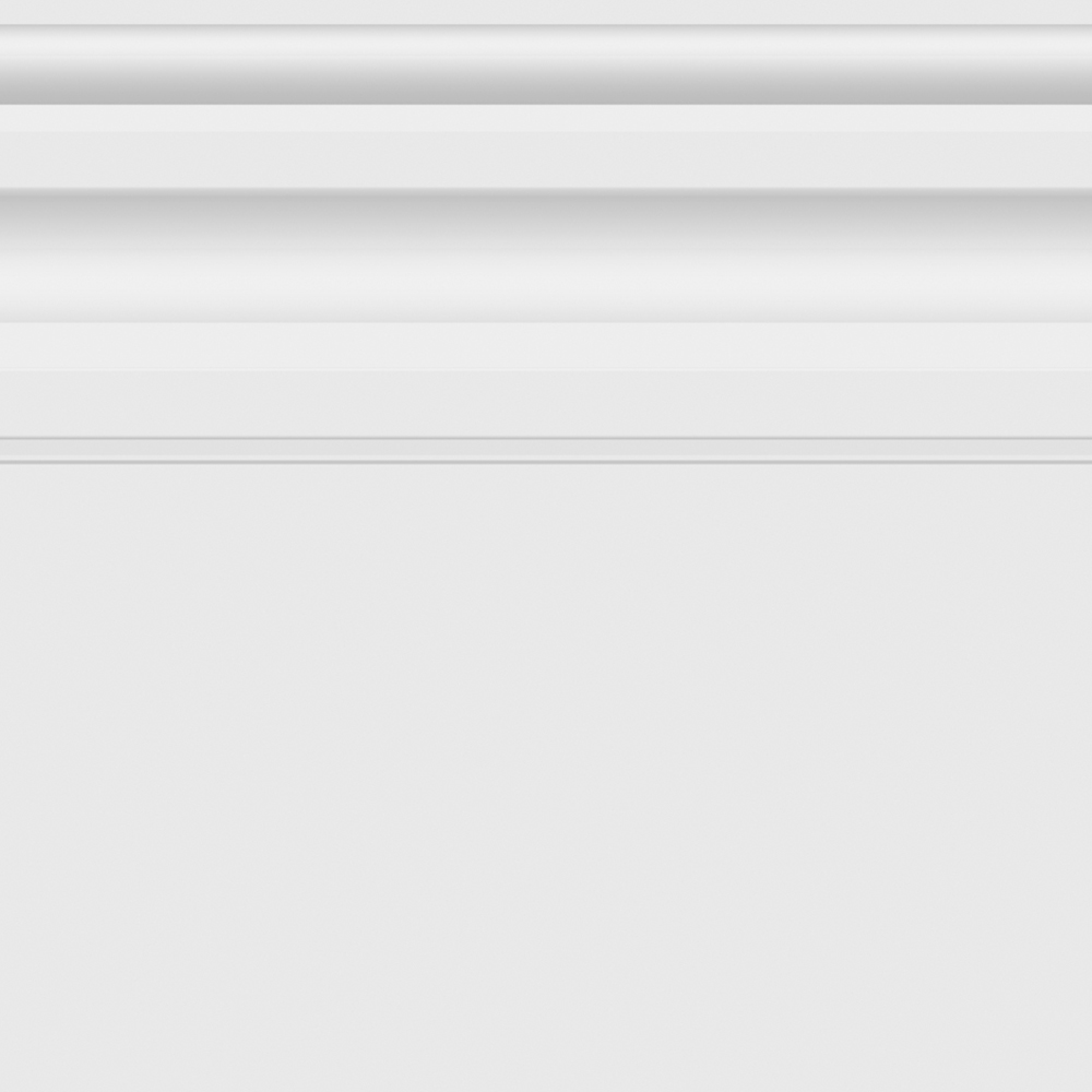 National Skirting White Ogee Primed Skirting Board 18mm 250 x 4200mm Image 3