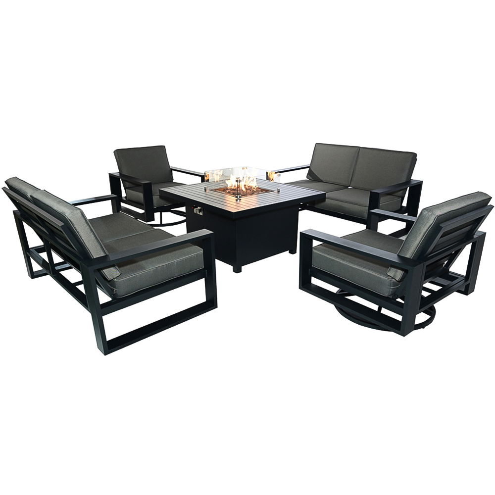 Furniture One 8 Seater Aluminium Garden Dining Set Image 4