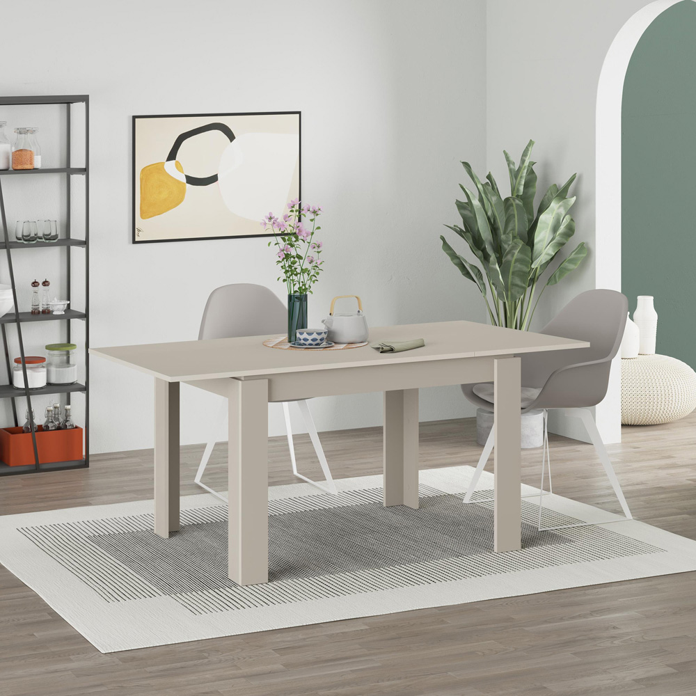 Decortie Tolmen 6 Seater Sandstone Dining Table Image 4