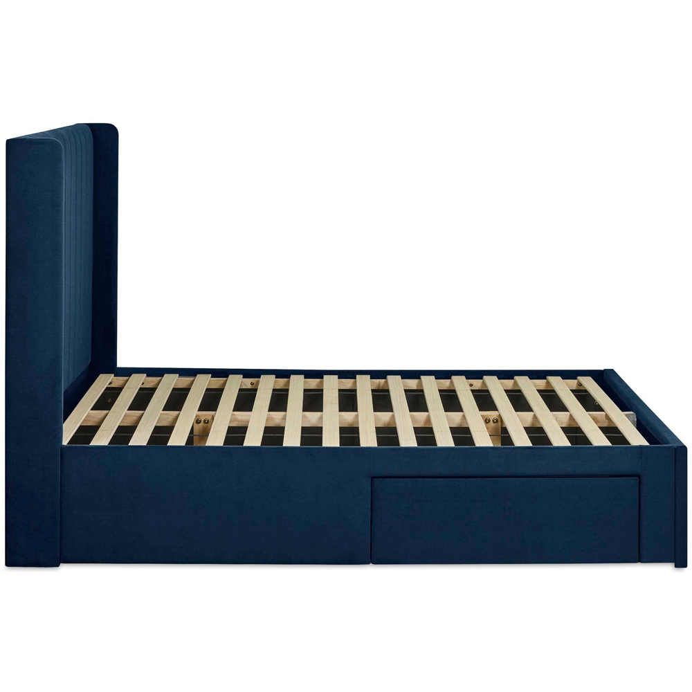 Julian Bowen Leila Royal Blue Double Bed with Dual Storage Door Image 5