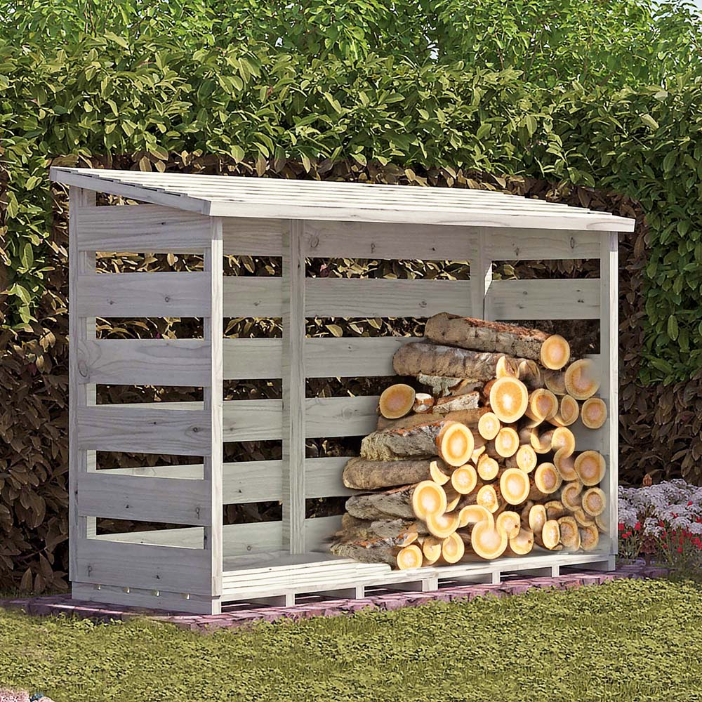 Shire GB 6 x 3ft Pressure Treated Log Store Image 6