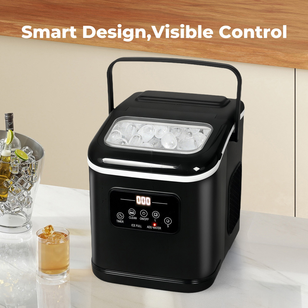 Spector ICE1006-12KG-BK-UK Countertop Ice Cube Maker Machine 100W Image 6