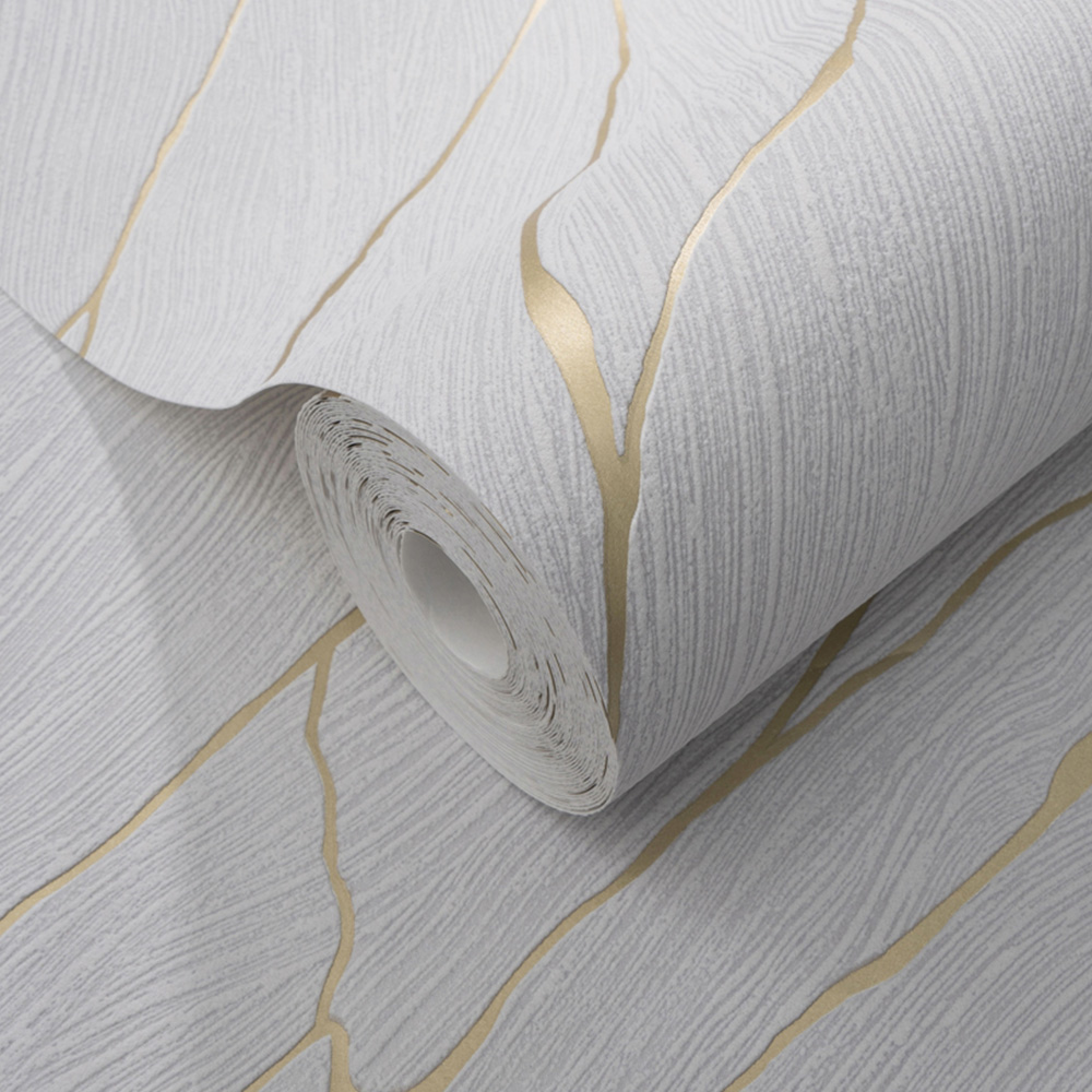 Erismann Calore Marble White Wallpaper Image 2